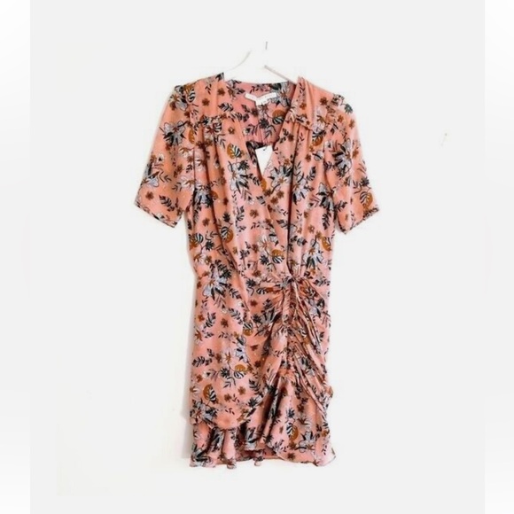 Veronica Beard Dakota Floral Dress, Mauve - Picture 2 of 5